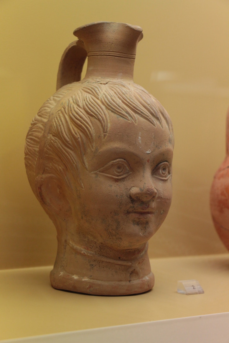 ancient agora museum baby vase