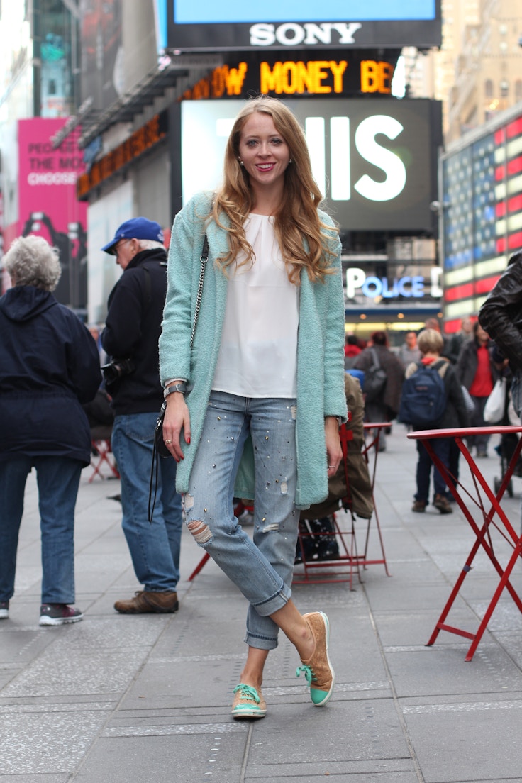 new york boyfriend jeans and keds sneakers