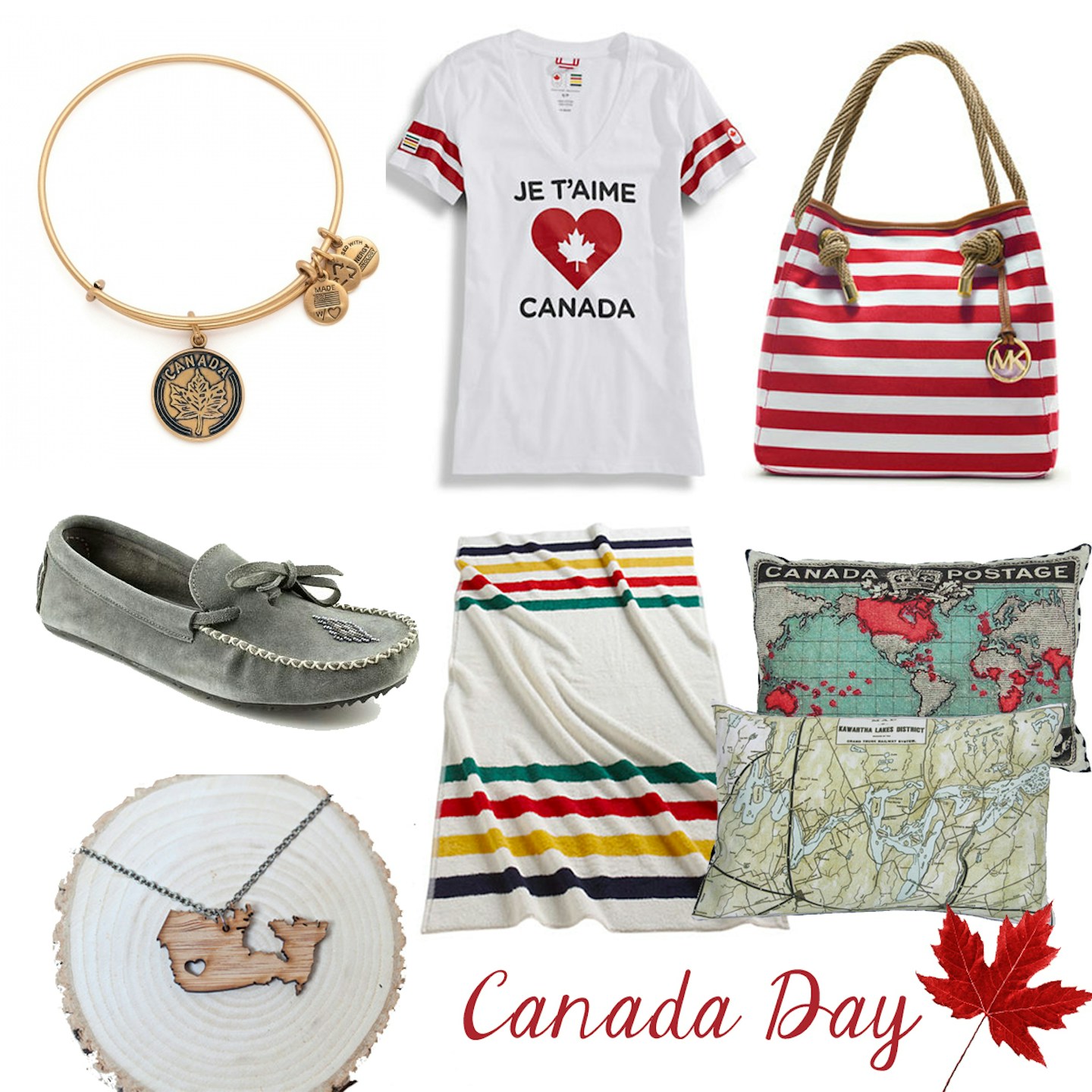 canada day inspired fashion products