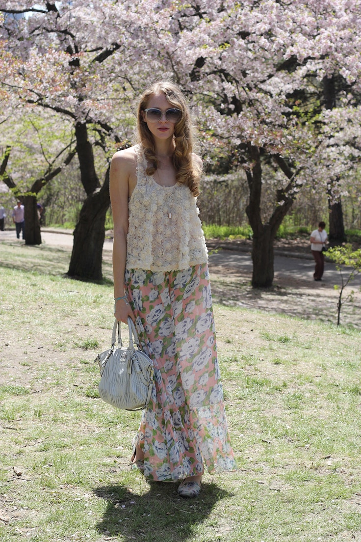 cherry blossoms high park outfit