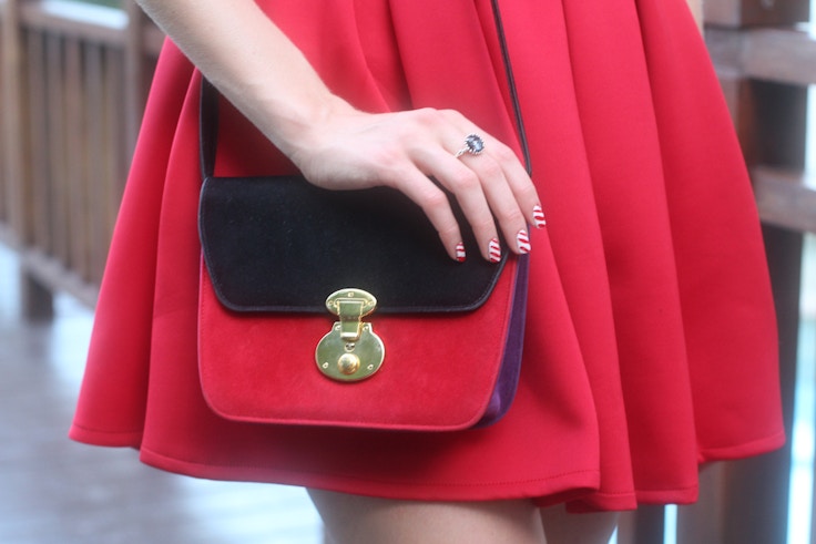 colorblock purse