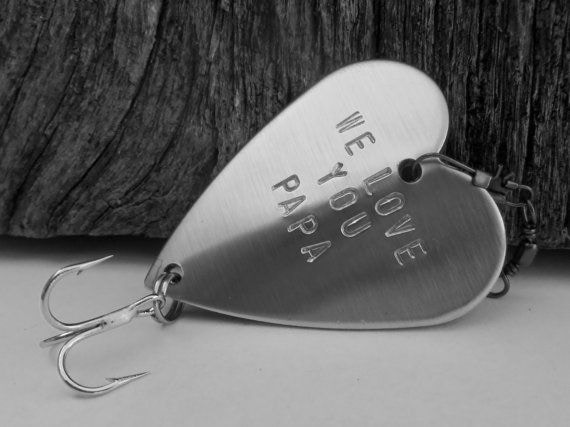 father's day gift personalized fish hook