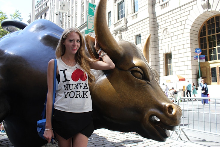 financial district bull