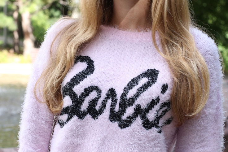 forever 21 barbie sweater