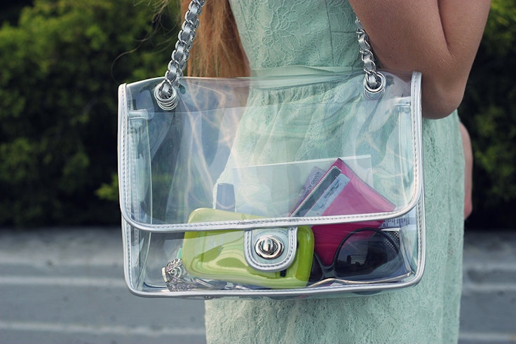 forever 21 clear purse