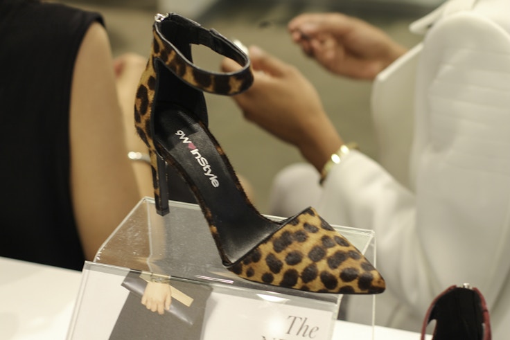 instyle for nine west leopard pump
