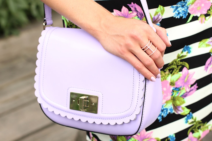 light purple kate spade purse
