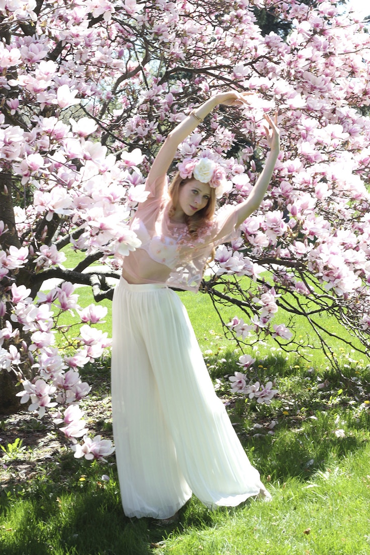 magnolia flower crown ballet