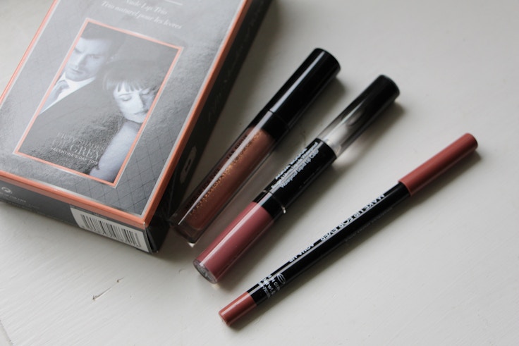 make up for ever fifty shades of grey lip trio