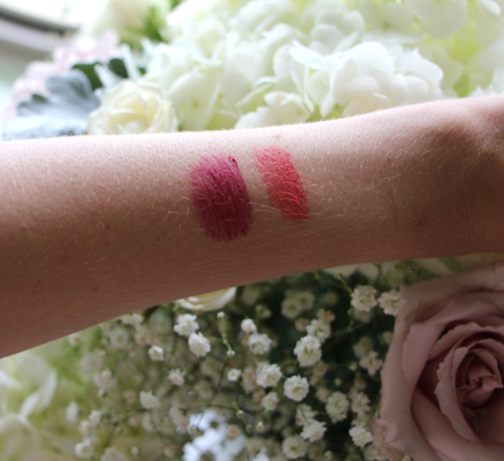 mary kay at play lip and cheek stick swatch