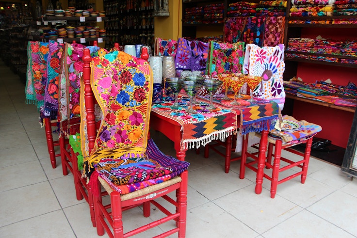 mexican embroidery shopping playa del carmen