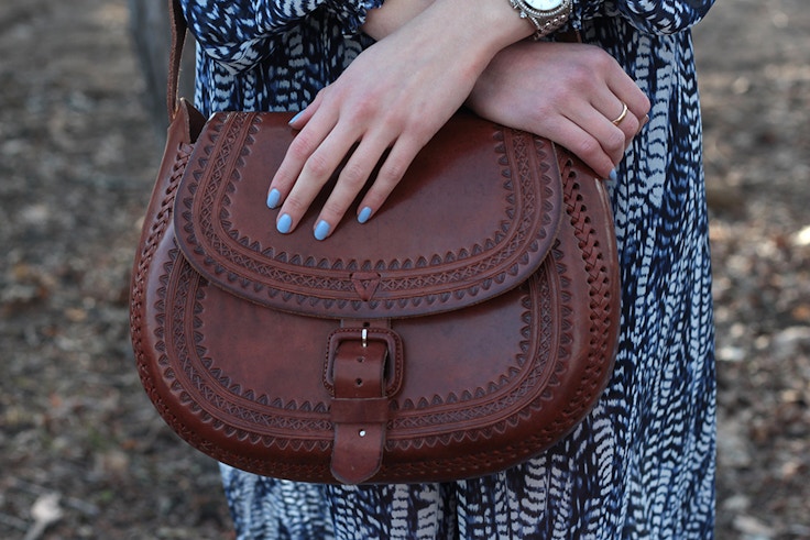 mexican leather satchel