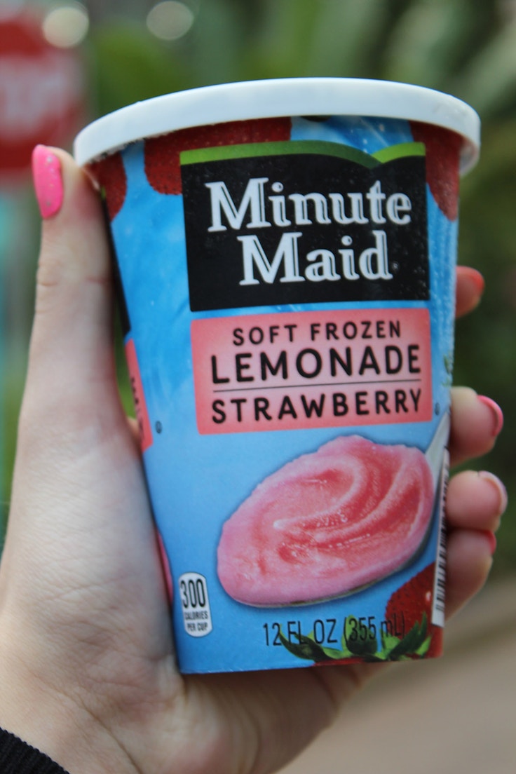 minute made frozen strawberry lemonade