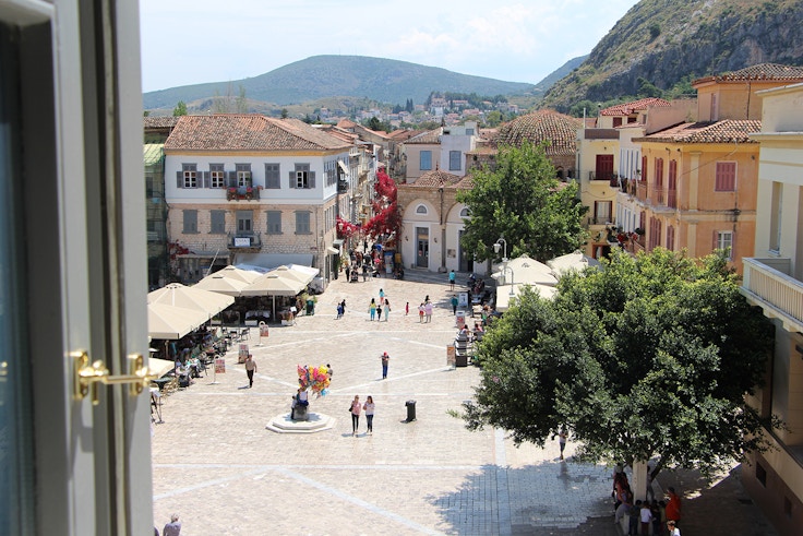 nafplio greece city square