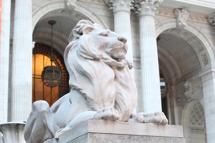nyc library lion