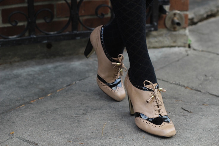 parisian oxford heels