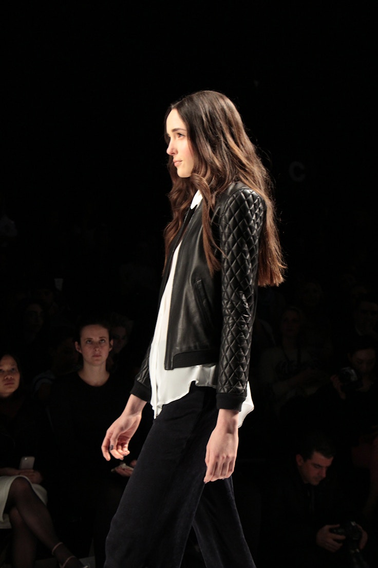 soia and kyo fall 2014 quilted leather jacket