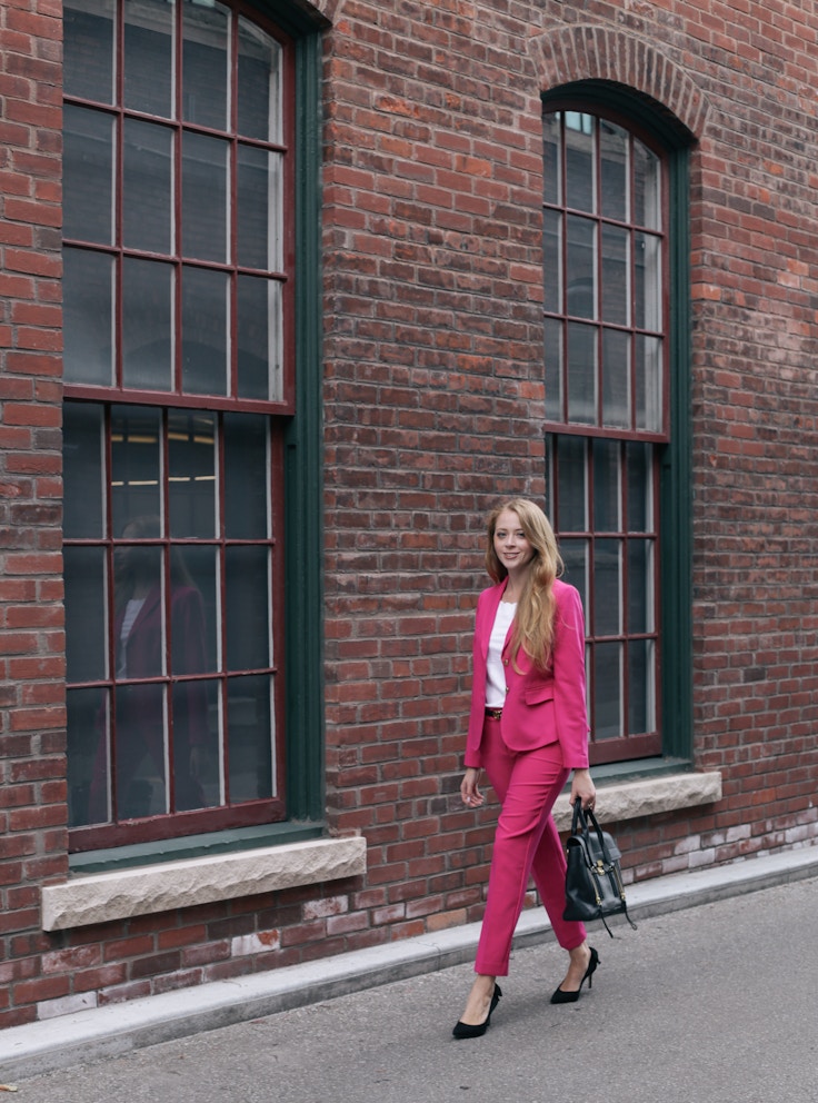 talbots pink suit (1 of 10)
