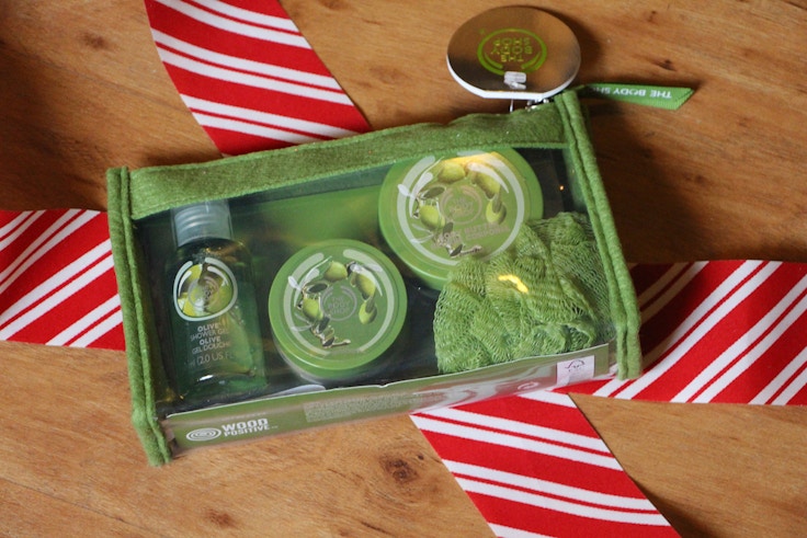 the body shop olive christmas gift set