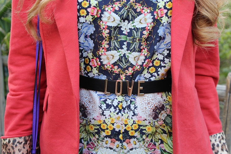 zara floral jumpsuit detail