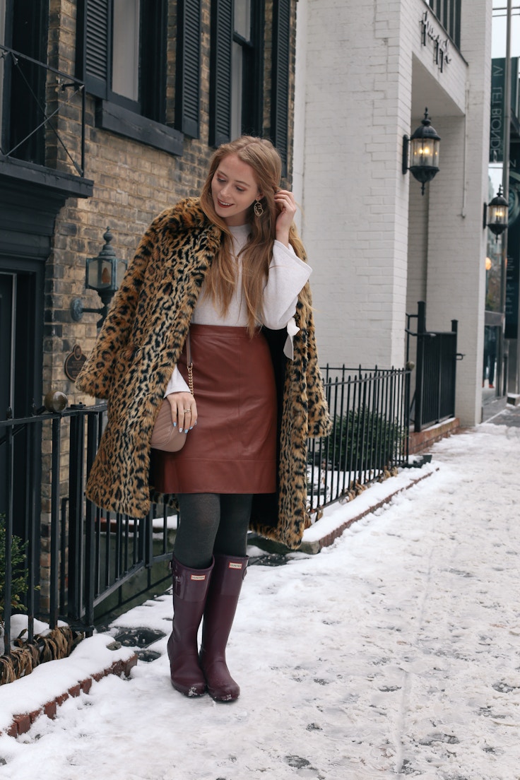 leopard and hunter boots (2 of 8)