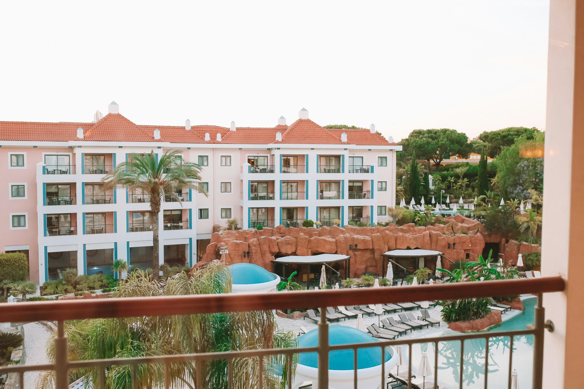 Balcony views from our room at Hilton Vilamoura As Cascatas Golf Resort & Spa