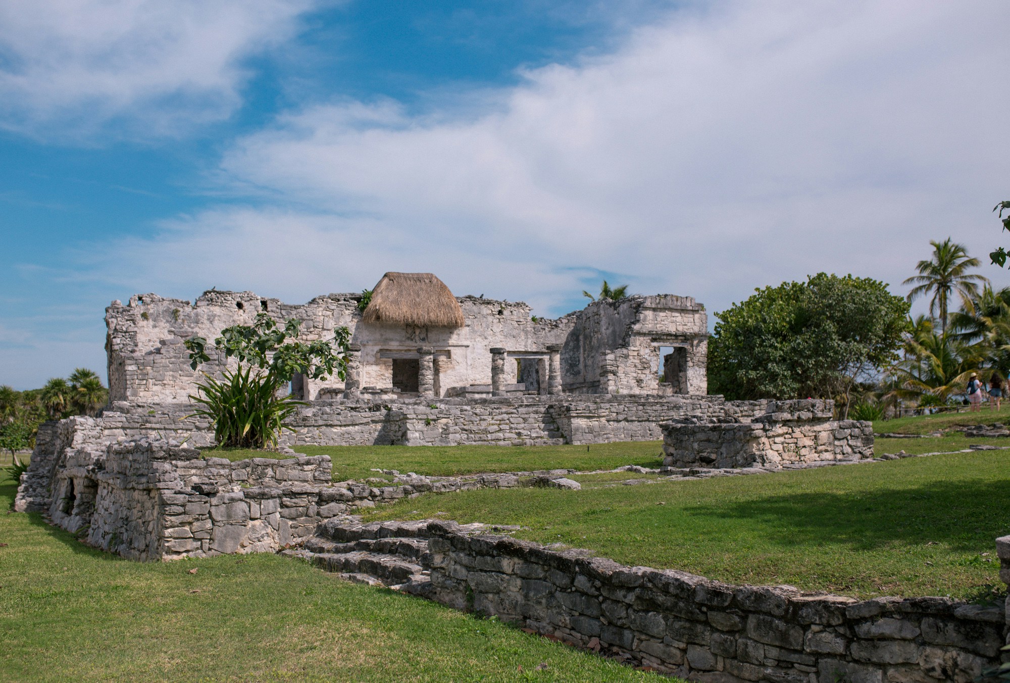 The Palace building at the Tulum Archeological Site - I'm sharing 10 Tips for visiting Tulum, Mexico. 