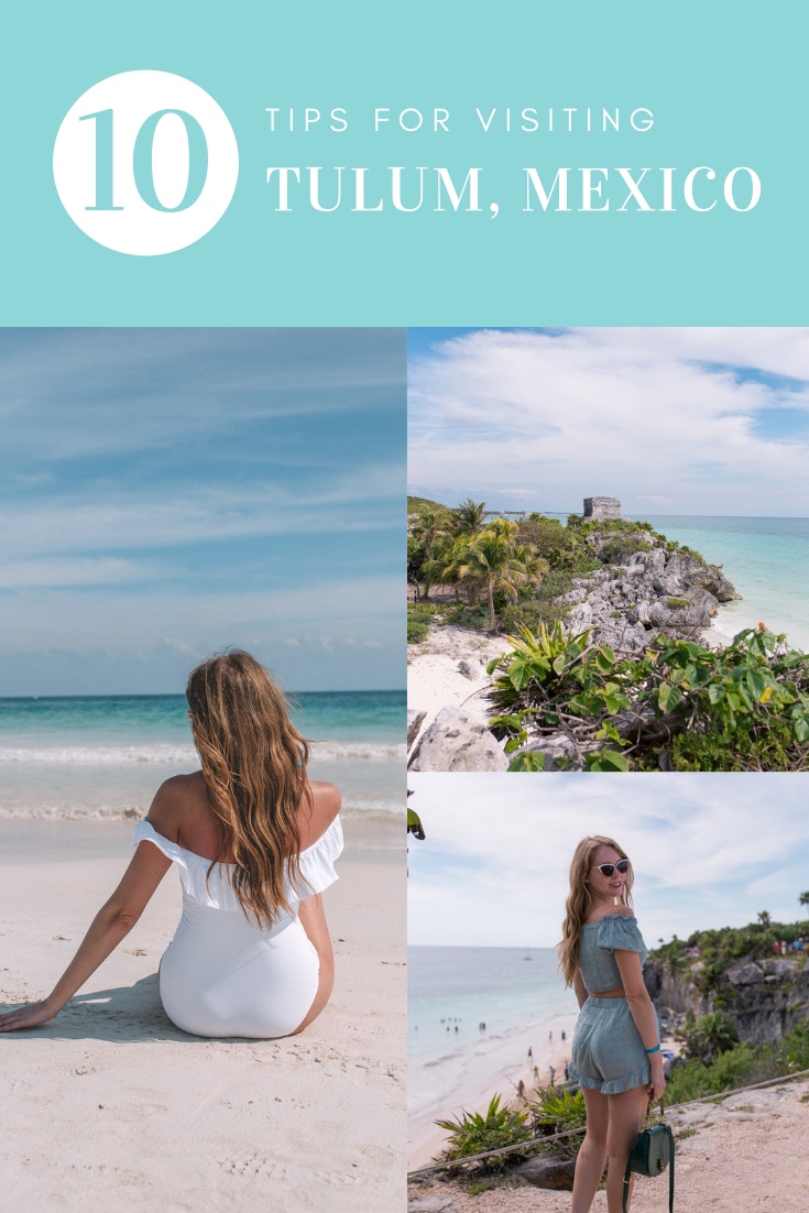 10 Helpful Tips for visiting Tulum, Mexico: Use this travel guide to plan your day trip to Tulum from Playa del Carmen. Tips on finding the best beach clubs in Tulum, snorkelling and visiting the Mayan ruins.