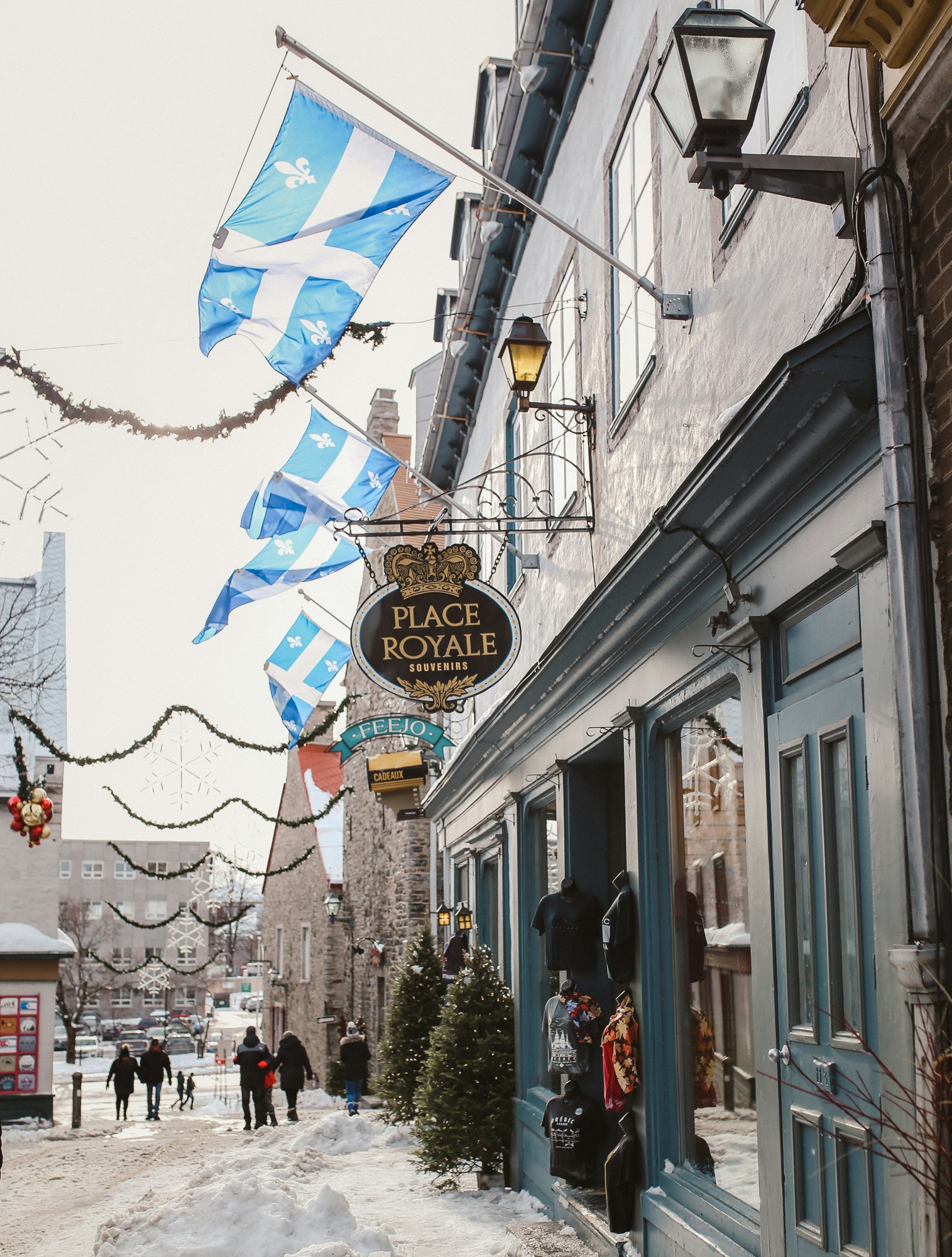 Quartier Petit Champlain in Quebec City is home to charming shops, restaurants and boutique hotels. See why it's at the top of my list as the top 10 things to do in Quebec City in winter.