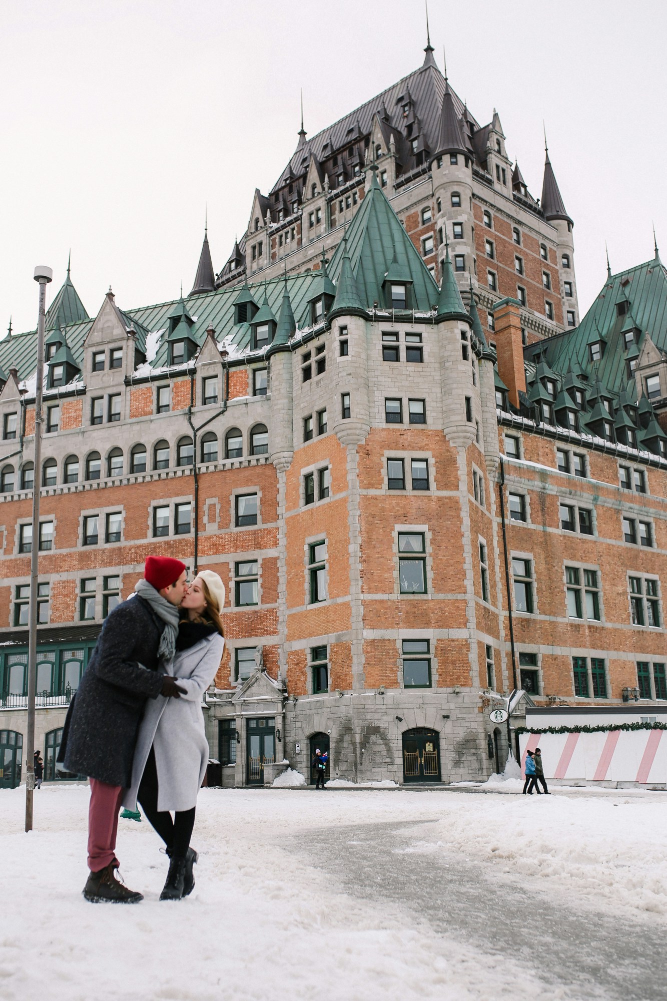 Romantic winter weekend getaway to Quebec City - 48 hour itinerary for couples in the charming, European city in North America.