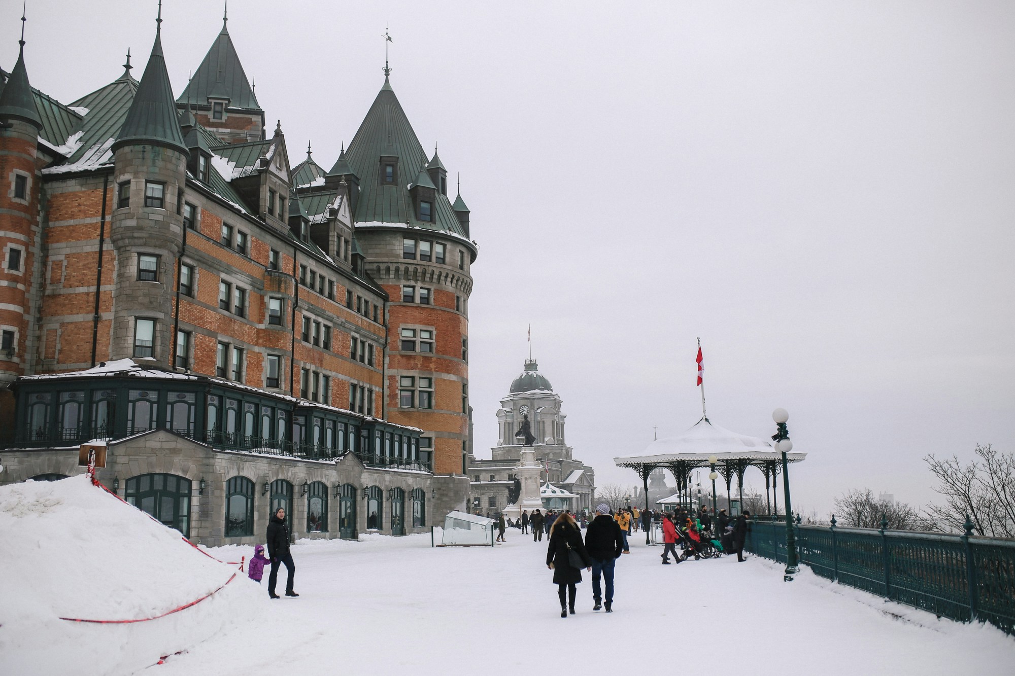 Beautiful Château Frontenac in Quebec City