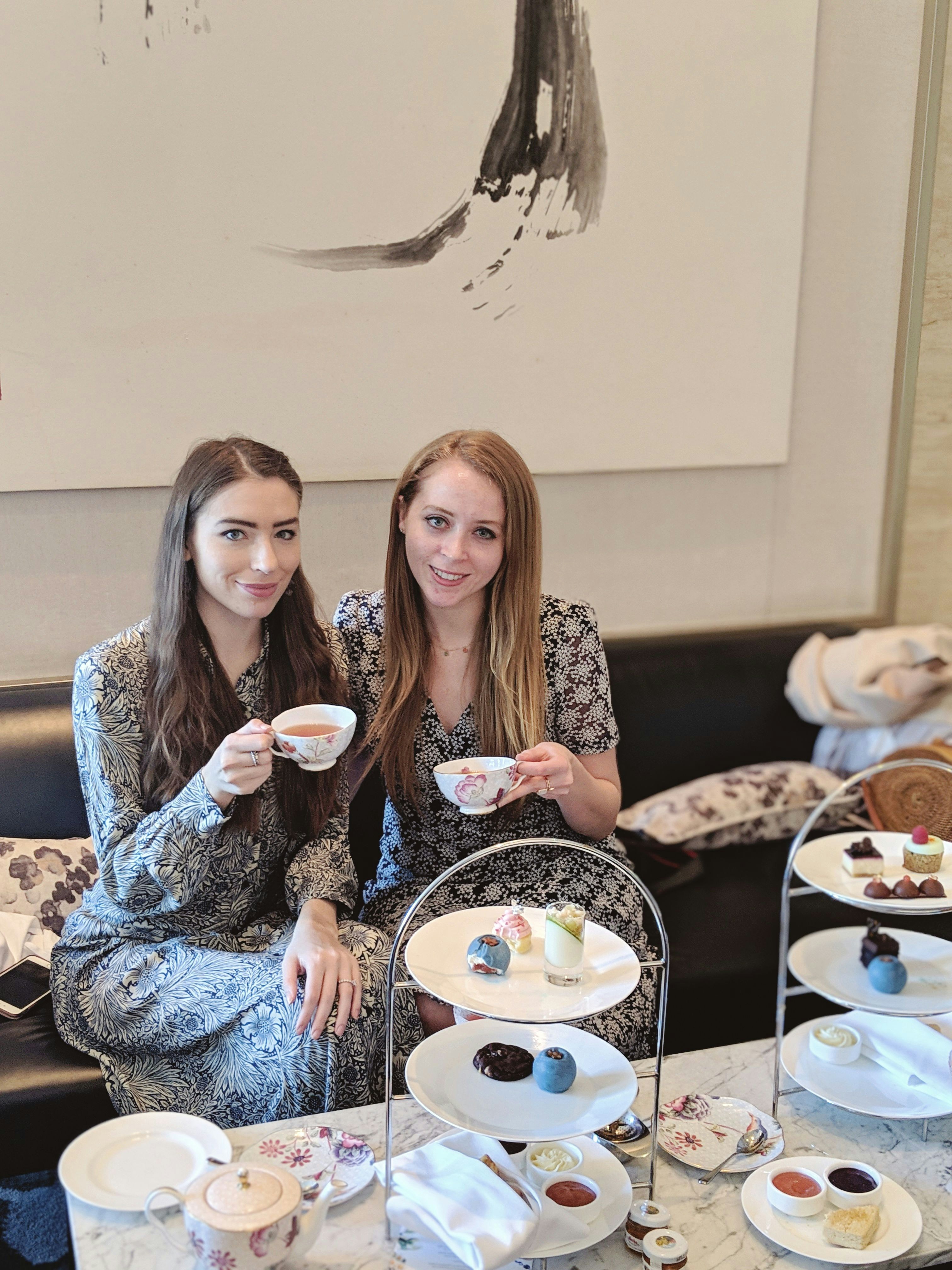 The perfect girls' weekend: high tea at the Shangri-La Hotel in Toronto.