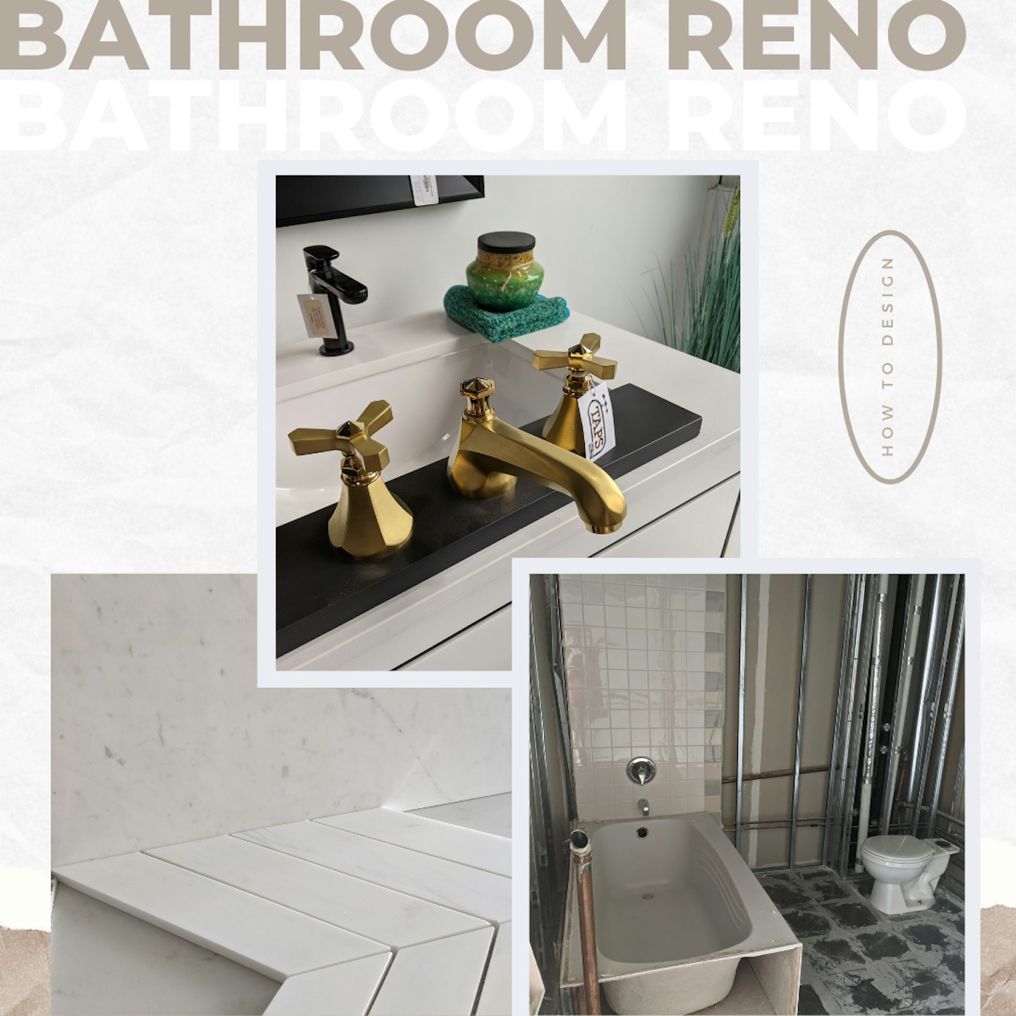 How to design a bathroom without a designer: tips on how to get a high-end look on your own, where to find the best products and how to save money in the process! I am outlining my design process on how we chose our fixtures, designed our layout and found great deals on natural stone finishes.