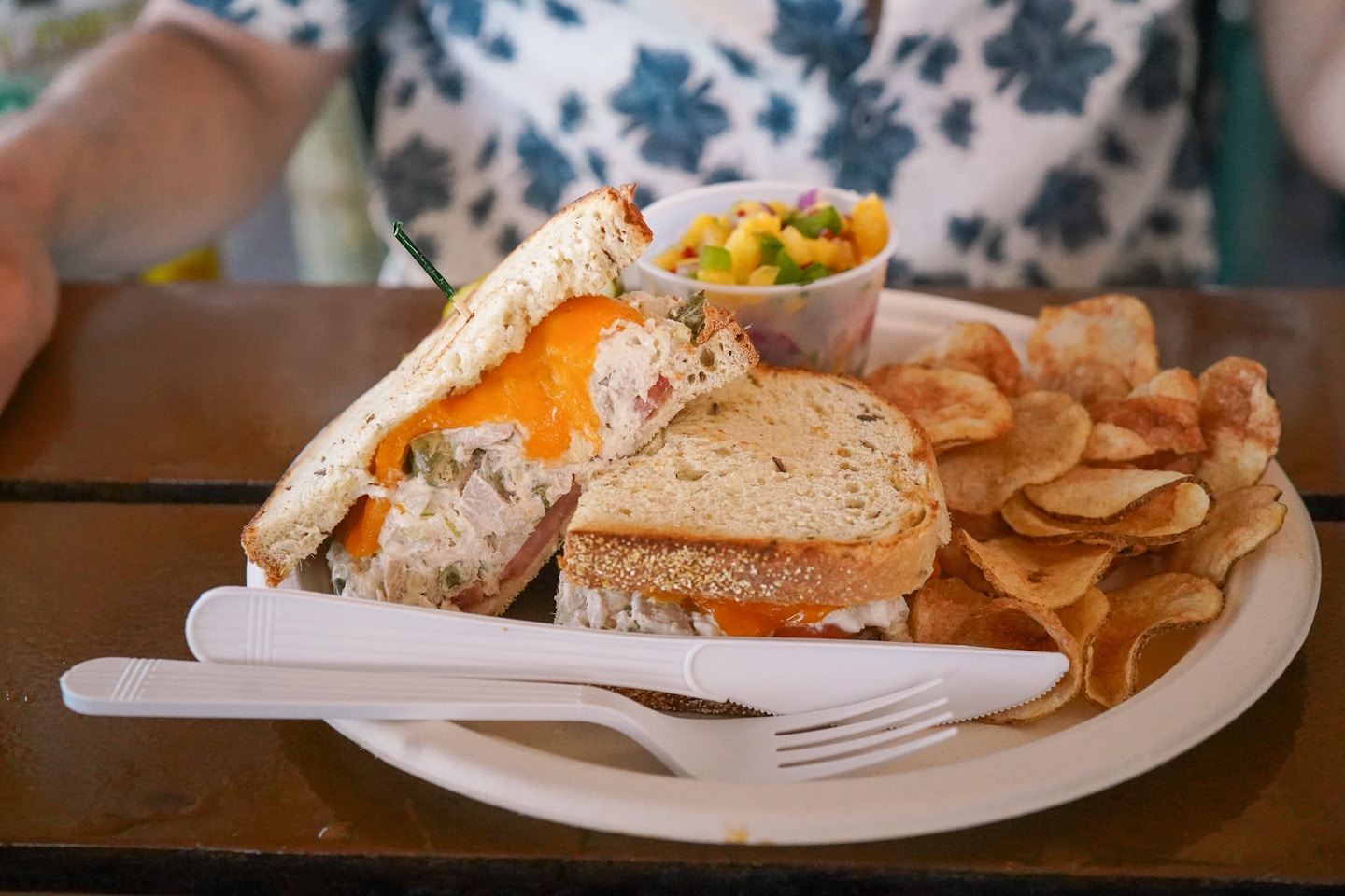 Burdines Marathon has the best fish sandwiches in Marathon Florida! Don't miss this restaurant in the Florida Keys.